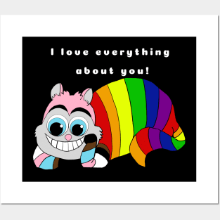 I love Everything about you! Cat Posters and Art